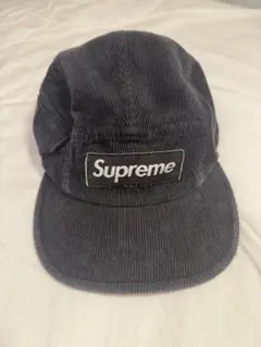即完売品SupremeCHAMPAGNEコーデュロイ キャップ ブラック試着のみ