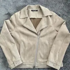 【未使用に近い】ジャケット テーラードジャケット スエード ライダースジャケット