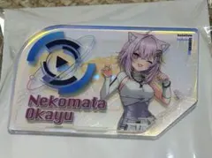 hololive expo 2026 オーロラアクリルネームバッジ　猫又おかゆ