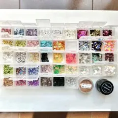 【まとめ売り】ラメ・ホロ43種類&未使用UVジェル