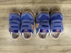 New Balance ベルクロスニーカー 青　2足セット
