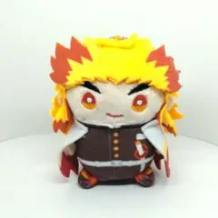 鬼滅の刃　煉獄杏寿郎　まめめいと　キーホルダー　マスコット　ぬいぐるみ