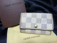 正規店購入LOUIS VUITTONルイヴィトン/ダミエアズール/6連キーケース
