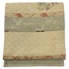 V1407 ●高級 正絹 六通 袋帯