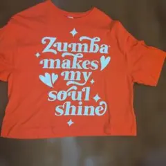 Zumba Tシャツ オレンジ XS
