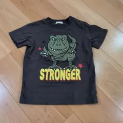恐竜プリント Tシャツ ダークグレーのサムネイル