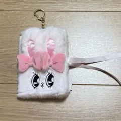 エスターバニー 手帳型 ボアトレカケース ピンク