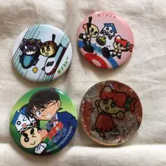 缶バッチ　コナン　くら寿司