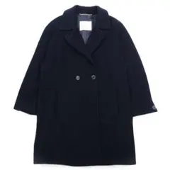 BURBERRYS スペイン製 カシミヤ チェスターコート M ブラック ウールのサムネイル
