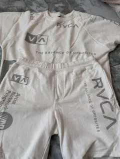 RVCA ホワイト セットアップ Mサイズ