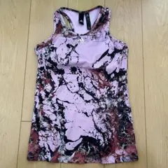 adidas ピンクマーブルタンクトップ