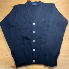 Polo by Ralph Lauren 黒カーディガン 140