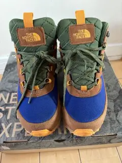THE NORTH FACE キッズブーツ 青/緑/茶　23センチ