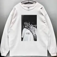 古着 トラヴィススコット ロングスリーブTシャツ ギルダン製　ビッグサイズ　ＸＬ