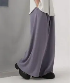 【男女兼用】HARE パープル ワイドパンツ パープル