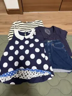 ブランド子供服4点まとめ売り　110cm 女の子　チュニック　スカート