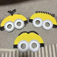 ミニオン 眼鏡 デザイン 3点セット