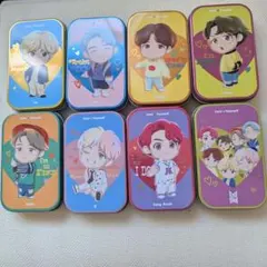 BTS キャラクター缶 8個セット