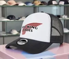 帽子/キャップ『RED WINGレッドウイング　メッシュ　白/黒』新品