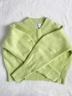 ADAM ET ROPE カシミヤ混　ウールニットセーター　美品