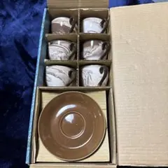 値下げ！陶器製ティーカップセット（6個）