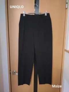 UNIQLO　アンクルパンツ　ブラック　Msize