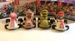 【ハッピーセット 】4体セット マリオ ピーチ ゴールドマリオ