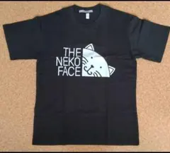 おもしろTシャツ　ネコFACE　Tシャツ　Ｓサイズ　大人用Sサイズ　美品