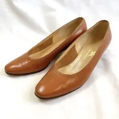 34 B　TANINO CRISCI　タニノクリスチー　パンプス　ブラウンのサムネイル