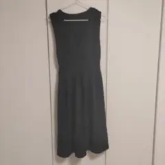 ニットジャンドレ（ジャンパースカート）黒