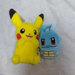 ポケモン ピカチュウ やさしいきもち ぬいぐるみ　ゼニガメポーチ　セット