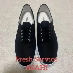 [新品]Fresh Service CORPORATE DECK SHOES 黒のサムネイル