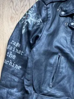 Rage Against the Machine レザーライダースジャケット