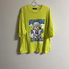 キャラクターグラフィックTシャツ イエロー