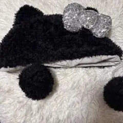 USJ 黒キティ ファンキャップ