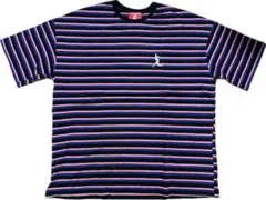 afterbase ボーダー Tシャツ 野球選手刺繍 XLのサムネイル