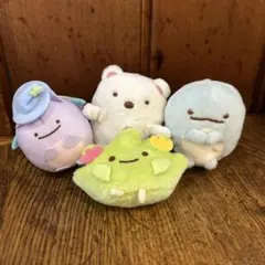 すみっコぐらし　てのりぬいぐるみ　ざっそう　ふぁいぶ　とかげ　しろくま