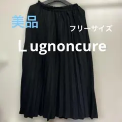 Lugnoncure ブラック プリーツスカート サイズF