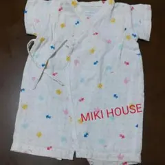 MIKI HOUSE『金魚＆どうぶつ柄甚平ロンパース』   60-70cm