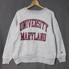 激レア エラー品 80s Champion R/W プリントタグ スウェット