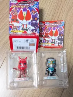 仮面ライダー電王フィギュア 首ふりマスコット！　モモタロス　デネブ　未使用希少品