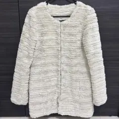 アイボリー ファーコートのサムネイル