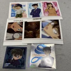 名探偵コナン ぱしゃこれ ステッカー 工藤新一 毛利蘭 セット