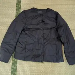 無印良品　軽量ポケッタブルダウンジャケット　L ダークグレー