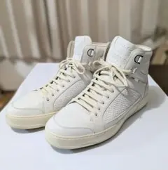 SalvatoreFerragamo　ハイカットスニーカー レザー　26cmのサムネイル