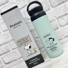 スヌーピー デイオフステンレスタンブラー ステンレスボトル 水筒 500ml 緑のサムネイル