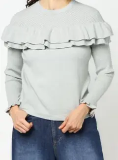 ニット　フリーサイズ mysty woman ガーリー