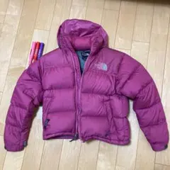 XS ピンク　ノースフェイス　ダウンジャケット　ヌプシ