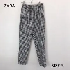 ザラ ZARA ギンガムチェック パンツ Sサイズ