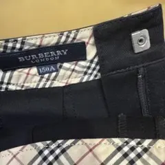 BURBERRY ブラックミニスカート 150A